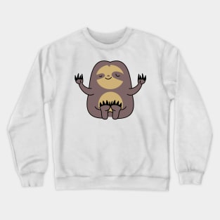 Yoga sloth Crewneck Sweatshirt